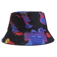 thumbnail image 2 of Only Moment Blue UPF 80+ Outdoor Protection Foldable Bucket Hat Cotton UPF 50+ UV Protection Waterproof Packable Bucket Hat for Men & Women, Fishing Hiking Beach Garden One Size, 2 of 3