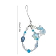 thumbnail image 3 of Osdhezcn Acrylic Bead Phone Charm Dolphin/Carp Pendant Keyring Colorful Bead Phone Chain, 3 of 13
