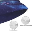 thumbnail image 3 of Yiaed Planets Stars And Galaxies Print Brushed Microfiber Envelope Pillowcases, Standard,Envelope Closure Pillow Cases(No pillow core)-16"x24", 3 of 6