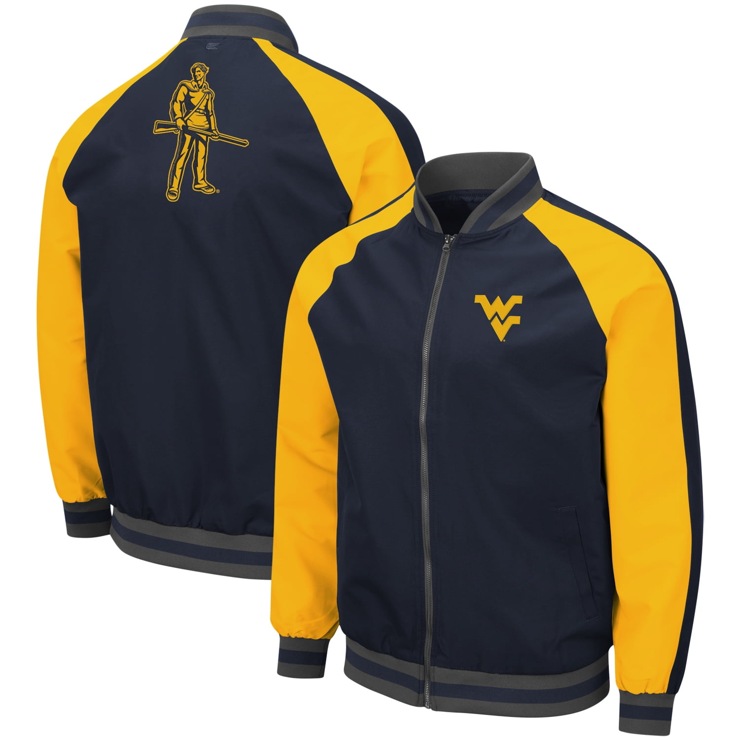 Download West Virginia Mountaineers Colosseum Kent Full-Zip Bomber ...