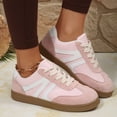 thumbnail image 3 of CHICVOMEY Vintage Sneakers for Women Casual Lace-Up Walking Sneakers Fashion Women Sneakers with Memory Foam Insole Non-Slip Tennis Shoes, 3 of 8