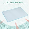 thumbnail image 5 of SHENGXINY 1PCS Dog Cooling Mat,Summer Pet Ice Pad Dog Ice Silk Mat Pad Summer C-ooling C-ooling Dog Kennel Litter Ice B-ean Pet Pad Blue 27.6x19.7in, 5 of 8