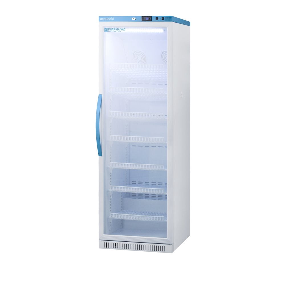 Accucold ARG15PV Upright Vaccine Refrigerator w/ 15 Cu.Ft., Single Glass Door, +2 to +8ºC
