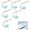 White-6pcs, variant on High Sensitivity Fishing Float Bite Alert for Rods, Clip-On Sound Bite Alert Bell with Smart LED Lights, Waterproof All-Weather Gear for Sea & Lake