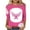 A, variant on Alkepwun Breast Cancer Shirt for Women Pink Ribbon Inspirational Tops Butterfly Heart Graphic Tees Fighting Survivor Gifts 3/4 Sleeve Tops
