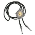 thumbnail image 1 of Corbata Bolo Uxcell para hombres, corbata de cuero de vaquero con cabeza de caballo, collar Bolo vintage para hombres y mujeres, accesorios de disfraces, regalo de joyería., 1 of 6