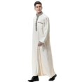 thumbnail image 2 of Hombres Islámicos Sauditas Musulmanes Túnica Larga Dubai Árabe Thobe Kaftan Ropa, 2 of 4