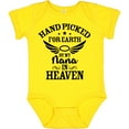 thumbnail image 3 of Inktastic Handpicked for Earth by My Nana in Heaven with Angel Wings Boys or Girls Baby Bodysuit, 3 of 5