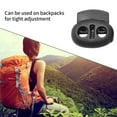 thumbnail image 3 of fastboy 40Pcs Plastic Button Double Hole Bean Cord Locks Spring Stop Stoppers Elastic Adjustment Buckle, TH3066, 3 of 6