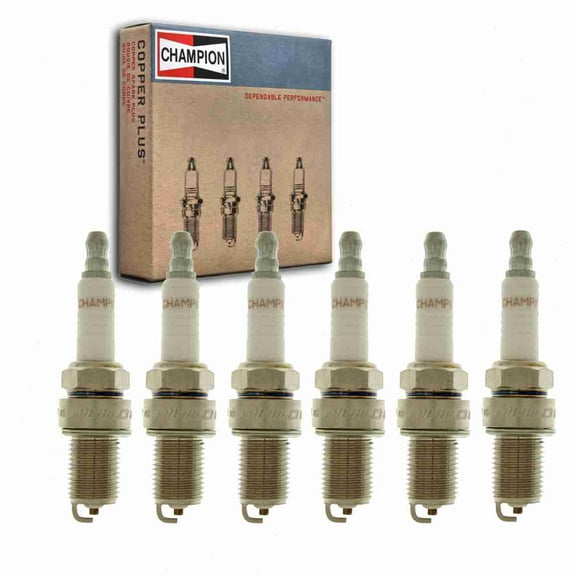 6 pc Champion 794 Spark Plugs for C61YC R5672-9 Ignition Wire Secondary