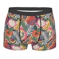 thumbnail image 4 of Goofa Tropical Fruit Printed Men's Boxer Briefs Underwear, Moisture-Wicking Underwear, Trunk,Soft and Breathable Cotton Underwear-Small, 4 of 9