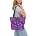 thumbnail image 2 of Sikiie Purple Snowflakes Shoulder Bag Casual Hobo Crossbody Tote Bag for Women and Men Large Purse Messenger Bag Travel Work, 2 of 6