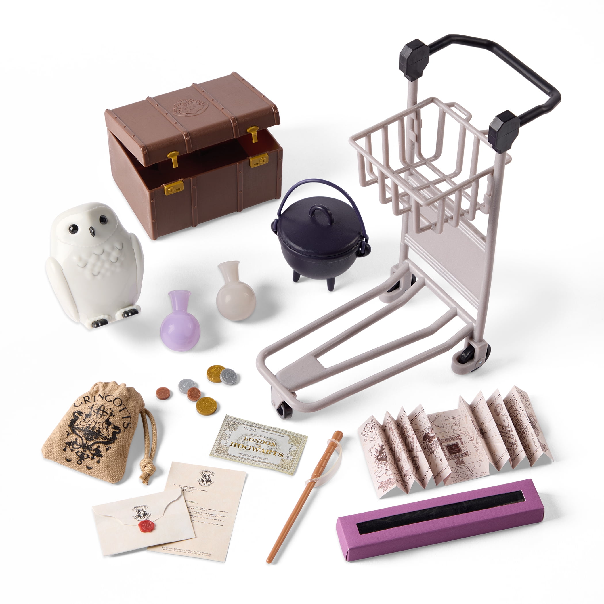 Harry Potter ™ Hogwarts Express ™ Wizard Accessories with Owl for 18-inch Dolls Toys Kids 5 Years +