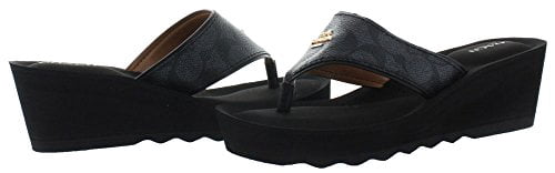 coach janice flip flops