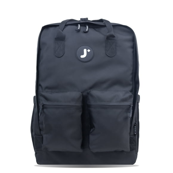 Mochila J World TIMO para portátil multifuncional de 17 pulgadas, color negro