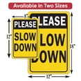 thumbnail image 5 of Metal Sign - Please Slow Down - Use Indoor/Outdoor - Safety Road Sign to Make Drivers Alert and Extra Careful Perfect for Driveways, Entryway, Yard, and Streets Near Playground (8x12), 5 of 9