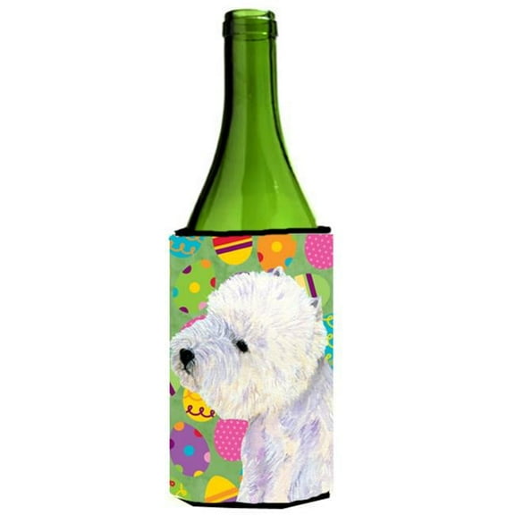 Westie Easter Eggtravaganza Wine Bottle  Hugger - 24 oz.