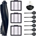 thumbnail image 1 of AMERTEER Parts Compatible with Shark ION Robot Vacuum RV700 RV720 RV754 RV753 RV750 RV765 RV763  1 Main Brush 3 Filters 6 Side Brushes 1 Front Caster Wheel, 1 of 7