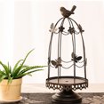 thumbnail image 3 of Decoración de jaula de pájaros candelabro vintage para centro de mesa de boda decoración de Navidad Adepaton CPB-SSW145-3, 3 of 5