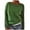 Green-76, variant on HTNBO Long Sleeve Sweater for Women Loose Fit Casual Solid Color Knitted Pullover