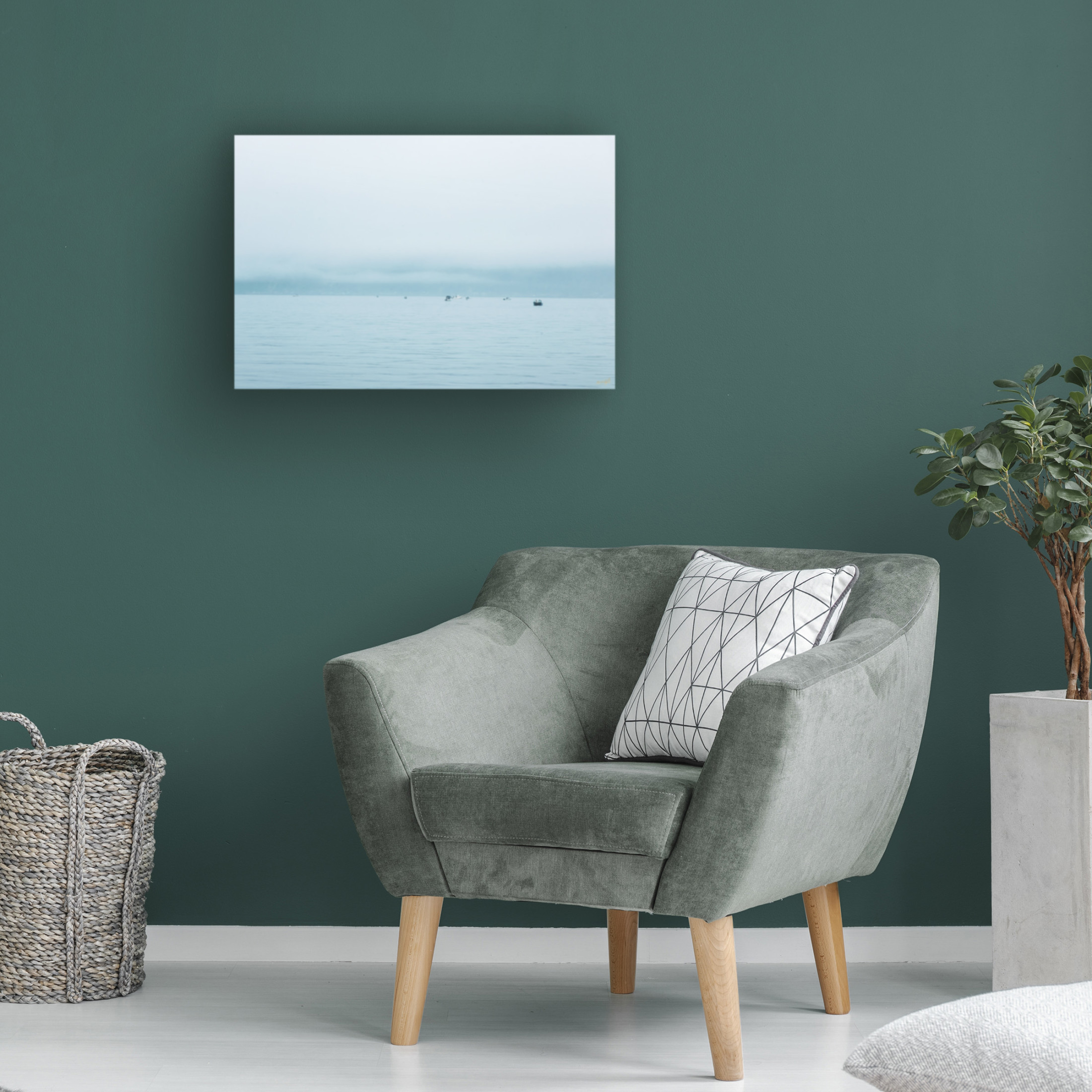 Canvas Wall Art - Life BeautifuLEE 'The Morning Catch 2' Wall Art for Living Room, Bedroom, or Office Décor by Trademark Fine Art - 47 x 30 Inches