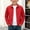 Red, variant on Fall Jacket for Kids Long Sleeve Zip up Lapel Collar Softshell Daily Wear Casual Windbreaker Boys Lightweight Jacket with Pockets (Army Green ,14-15Years)