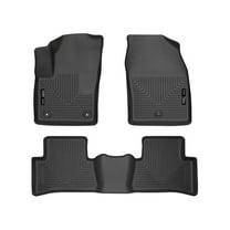 Husky Liners 95651 Weatherbeater Floor Mats Fit 2018-2022 Toyota C-HR Front/2nd Row Liners 3pc Black