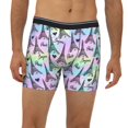 thumbnail image 2 of Men'S Boxer Briefs, Tower Flower Dreamy Soft And Breathable Mens Underwear Boxer Briefs With Widen Waist, 2 of 2