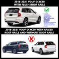 thumbnail image 3 of ROKIOTOEX  Coyote Roof Rack Crossbars for 2016-2025 XC90  Silver Crossbars, 3 of 6