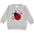 thumbnail image 2 of Inktastic Lady Bug and Hearts Toddler Sweatshirt, 2 of 4