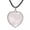 crystal quartz, variant on Classic Gemstone Healing Crystal Quartz Love Heart Stone Pendant Necklace Gift -lapis