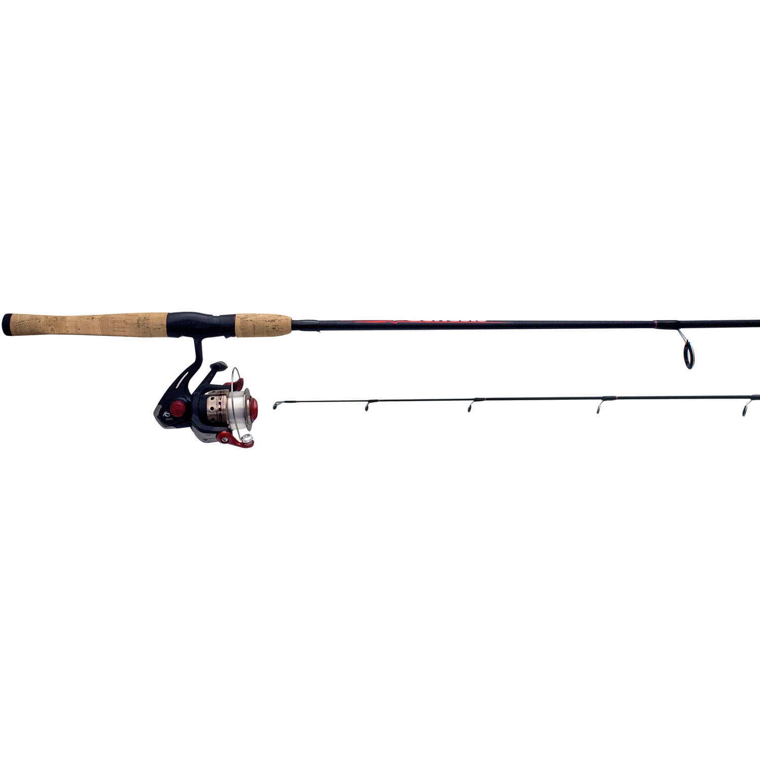 Zebco Genesis Spinning Combo Fishing rod antireverse Reel, long