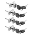 thumbnail image 1 of Ccdes 4Pcs Zinc Alloy Cam Lock for Drawer Office Triple Cabinet Desk Hardware Accessories,Lock Set,Cam Lock, 1 of 8