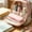 Pink, variant on Hvot&aat Cute Pastel Snap-Lock Hard Pencil Box Large Capacity Portable Stationery Storage Holder Multi-Use Mini Organizer for Teens Office Travel