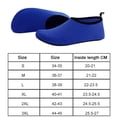 thumbnail image 3 of Zapatos Acuaticos Aquashoes Zapatos de Vadeo Descalzo Agua Suave Descalzo Antideslizante para Playa (2XL) Azul Likrtyny Tenis De Mujer Tenis De Hombre, 3 of 6