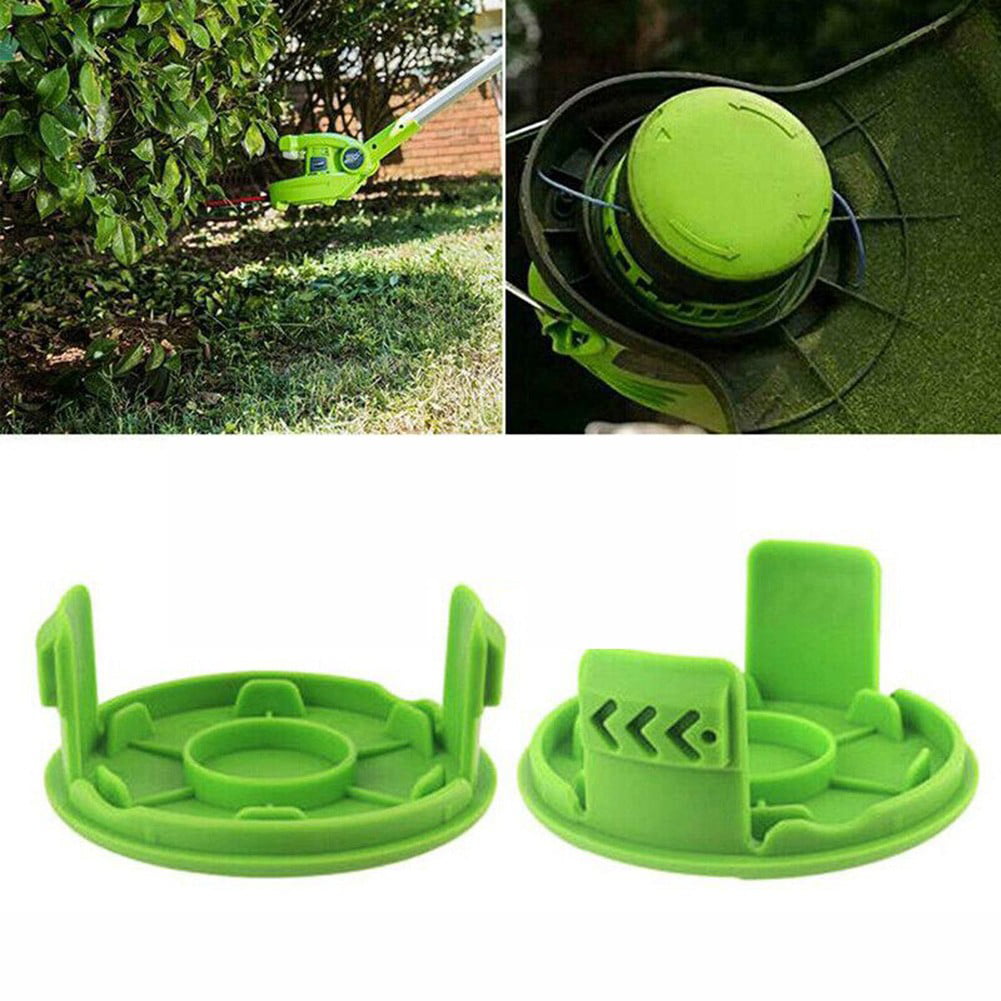 GreenWorks 2PCS Replacement Grass Cutter Trimmer Spool Cap For 21262 2100202 210YEJQ 