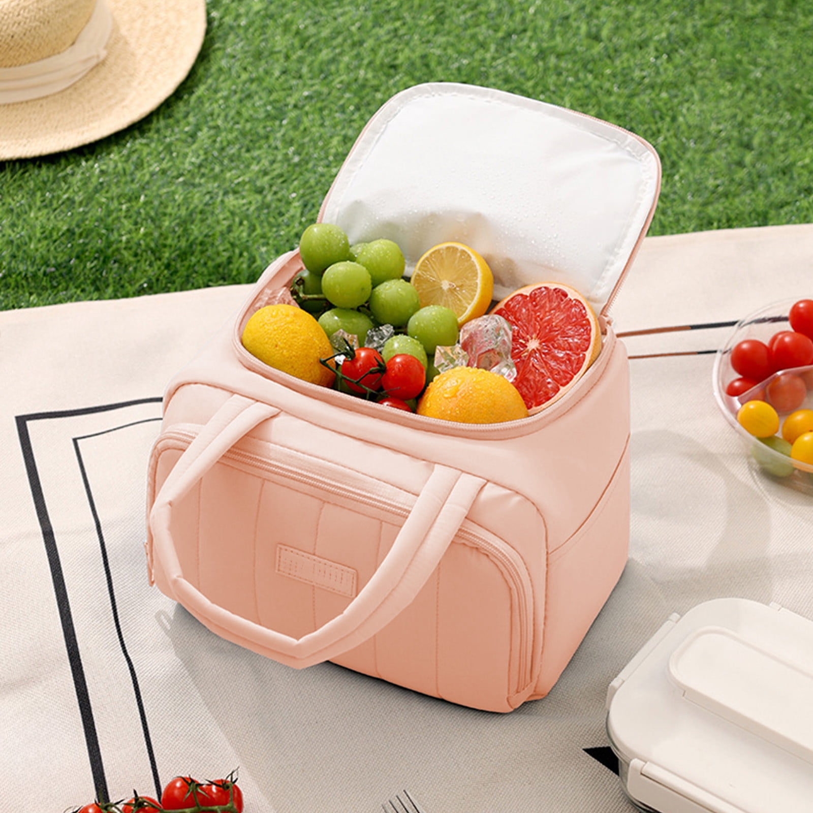 MOV COMPRA Bolsa De Almuerzo Aislada Para Hombres, Grande, Enfriador De Almuerzo Reutilizable Para Hombres, Enfriador De Viaje De Trabajo, Bolsa De Picnic Al Aire Libre Con Hombro Adujust Starp