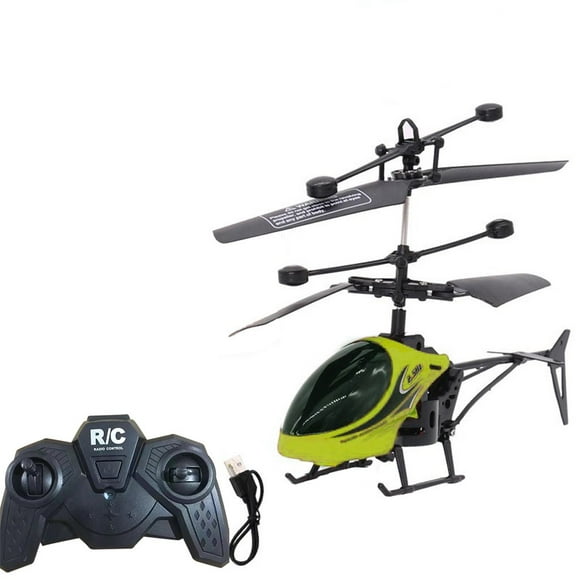 jovati Mini RC Infrared Induction Remote Control RC Toy 2CH Gyro Helicopter RC Drone