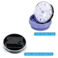 thumbnail image 5 of Waterproof Bathroom Clock Battery Operated Wall Clock with Suction Cup, Blue, 5 of 7