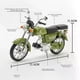 thumbnail image 3 of 1/10 JH-70 Alloy Classic Motorcycle Toys Diecast Simulation Metal Motorcycle Sound and Light Model Kids Gift, 3 of 4