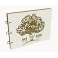 thumbnail image 7 of Darling Souvenir Personalized Engraved Laser Cut Wedding Guest Book Wooden Cover Sign-in Book Registry Guestbook Scrapbook-XG, 7 of 7