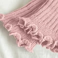 thumbnail image 6 of LNWUY Girls's Woolen Warm Knitted Socks Yoga Leggings Over the Knee Socks Stockings Winter Heap Socks Foot Warmers Pink Free Size, 6 of 9