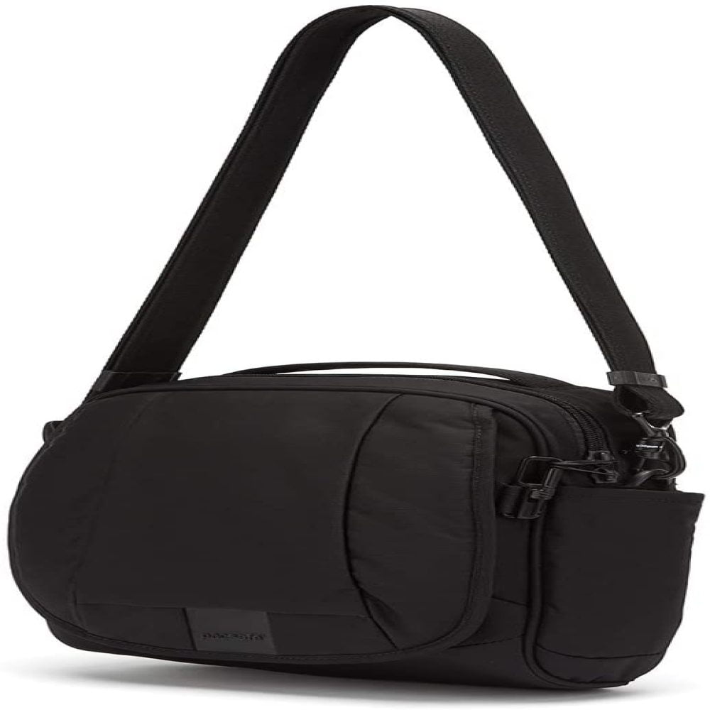 Pacsafe Metrosafe LS200 Anti-Theft Nylon Shoulder Bag for Women and Men Bag with Security-Features 7 Litres Shoulder Bag with Theft Protection Earth Khaki