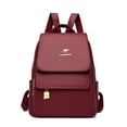 thumbnail image 2 of Mochila de cuero suave para mujer, mochila de moda, bolso de viaje para madres de mediana edad, de cuero suave, de gran capacidad, 2 of 5