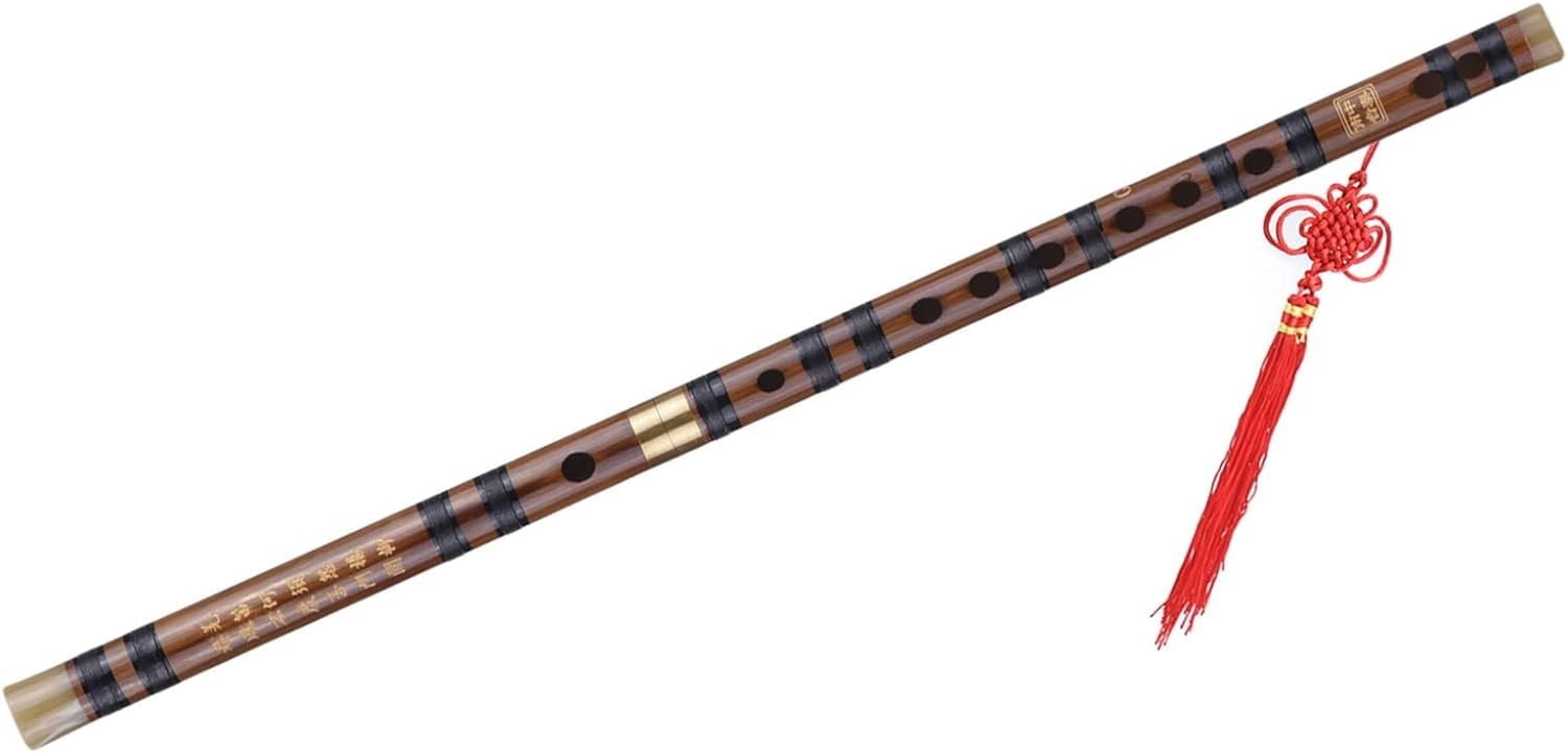 Bamboo Flute, C/D/E/F/G Key Bitter Bamboo Flute Chinese Flute Dizi Musical Instrument Pluggable Traditional Handmade Woodwind
