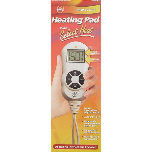 Cara Moist/Dry Heating Pad with Select Heat 72 1 EA