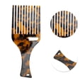 thumbnail image 3 of Unique Bargains 1 Pc Long Handle Hair Insert Comb Tortoiseshell Color Acetate Sheet, 3 of 6
