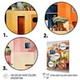 thumbnail image 3 of Designart "Colorful Casas This is Mexico s Vibrancy II" Cityscapes Canvas Print, 3 of 5