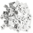 thumbnail image 3 of 100 Pieces Wooden Puzzle Tiles Craft Alphabet Mixed Lowercase Letters Embellishments Blocks, 3 of 8