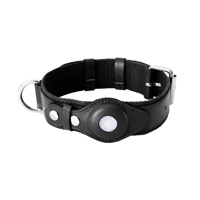 Collar para mascotas, collares de seguimiento de ubicación antipérdida creativos para cachorros (negro S) Ehuebsd Libre de BPA